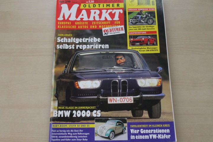 Deckblatt Oldtimer Markt (02/1999)